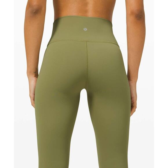 Lululemon Wunder Under High Rise Tight Full on Luxtreme Bronze Green Size 2 - Picture 10 of 13